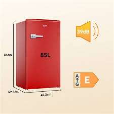 FRIGORIFICO VOK EVR85RDER 84X45,3X50 1/P CICLICO B 1 FRIGORIFICO VOK EVR85RDER 84X45